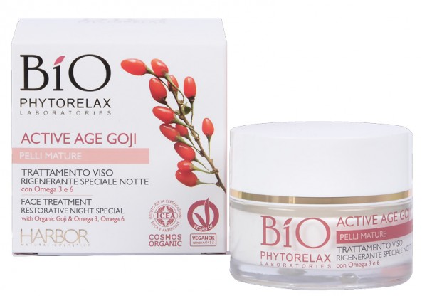 Bio Phytorelax Active Age Goji Face Treatment - Regenerative Night Special 50 ml