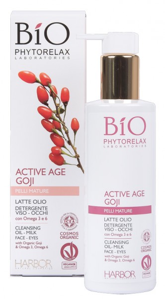 Bio Phytorelax Active Age Goji Cleansing Oil-Milk Face &amp; Eyes 200 ml