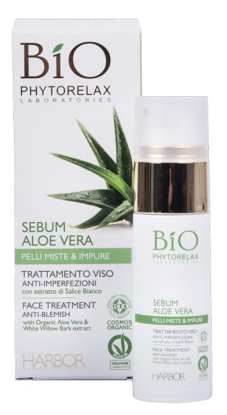Bio Phytorelax Sebum Aloe Vera Face Treatment Anti-Blemish 30 ml