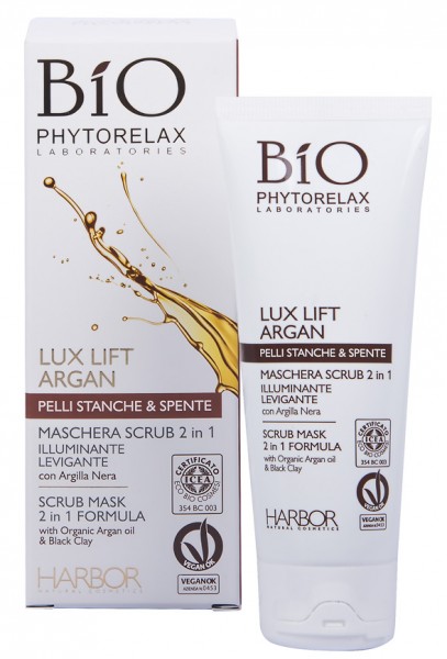 Bio Phytorelax Lux Lift Argan Scrub Mask 2-in-1 Formula - Illuminating 75 ml