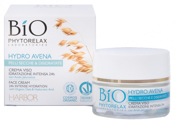Bio Phytorelax Hydro Avena Face Cream - 24h Intense Hydration 50 ml